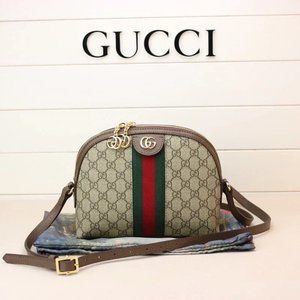 Gucci Shell Shoulder Bag Grey